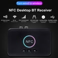thumbnail image 3 of NFC Bluetooth 5.0 Receiver Wireless Audio Receiver Adapter with Microphone RCA AUX Out U Disk Music Playback for Headphones Speaker Home Audio System, 3 of 10