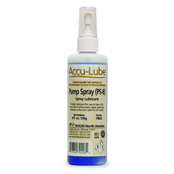Accu-Lube Cutting Oil,8oz,Non-Aerosol Spray Bottle 79026