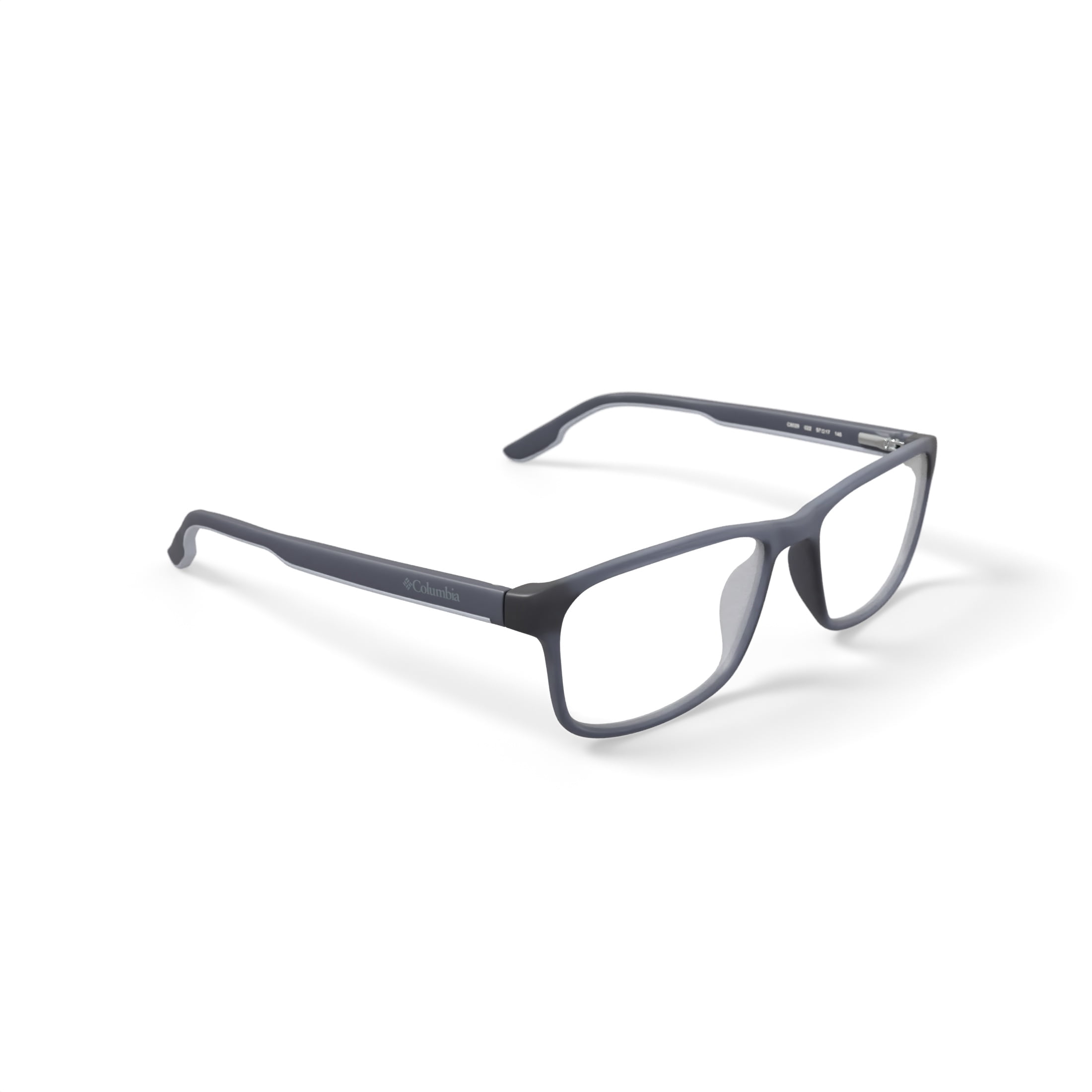 Columbia Men's C8029G Prescription Eyeglasses with Case, Gray Crystal