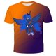 thumbnail image 2 of Camiseta de dinosaurio para niños, ropa de unicornio de poliéster para niñas y niños, camiseta de manga corta para niños, ropa para bebés Teen5T Gao Jinjia LED, 2 of 2