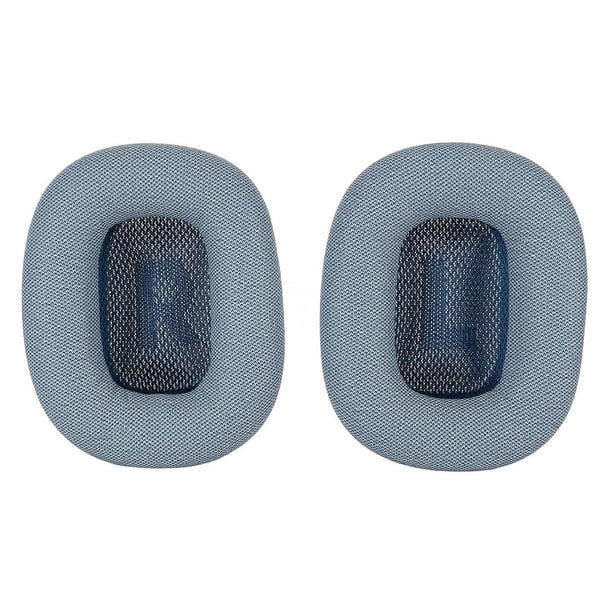 Replacement Ear Pad Protein Leather Memory Foam Soft Breathable Headphones Ear Cushions for IOS Earbuds MAX Blue