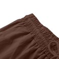 thumbnail image 5 of Women's High-Waisted Linen Shorts - Summer Casual Wide-Leg Knee-Length Shorts with Pockets | Yubnlvae | Women Linen Shorts Casual Summer Knee Length Wide Leg High Waisted (Coffee | M), 5 of 8