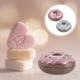 thumbnail image 5 of 2 cajas con forma de donut, caja de dulces, caja de regalo, elegante hojalata, latas vacías, 5 of 5