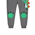 thumbnail image 4 of SXIMEE 2-7T Toddler and Boys Joggers Cotton Sweatpants Kids Pull-On Active Athletic Pants with Drawstring, 4 of 5