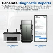 TOPDON TopScan OBD2 Scanner Bluetooth, Bi-Directional Scanner Wireless All System Diagnostic Tool for iOS & Android, 8+ Hot Reset, Repair Guides, Check Engine Car Code Reader
