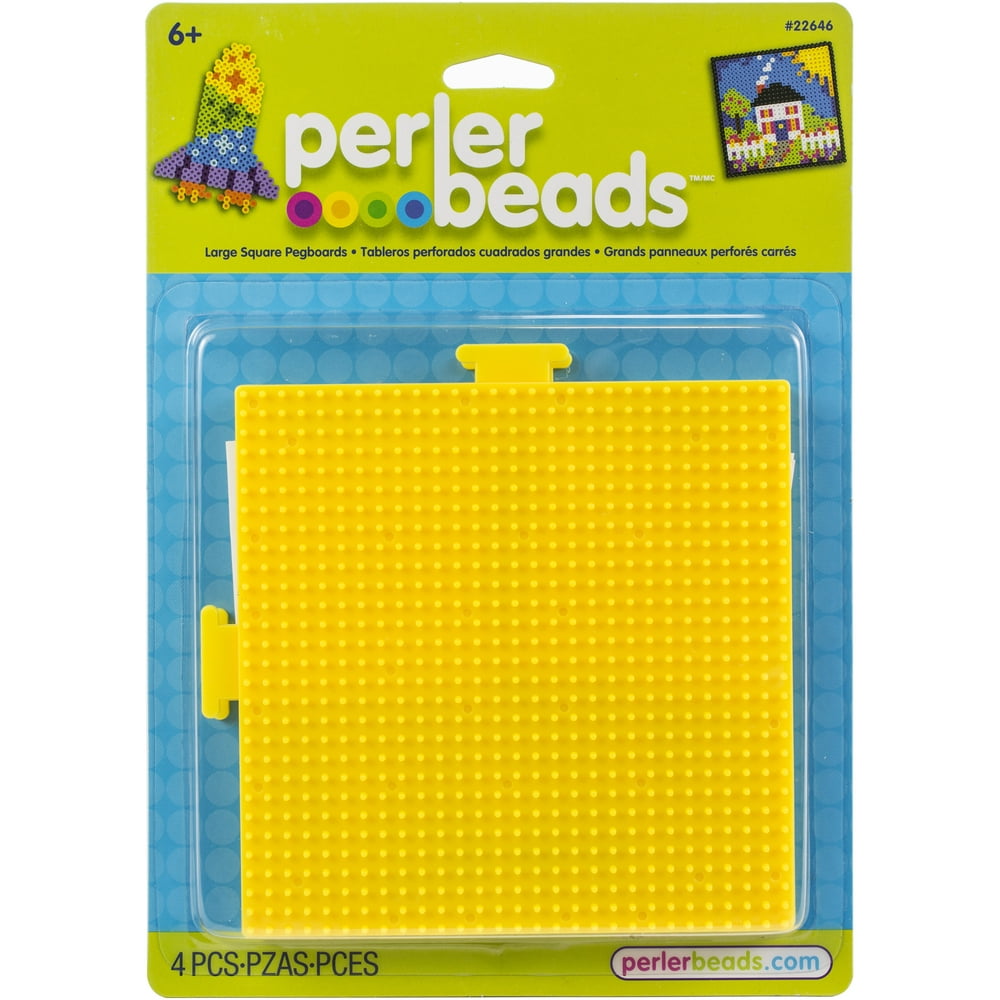 Perler Fun Fusion Bead Pegboards, 2Pack, 5.5" Square