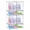 4 Tall, 2 Wide, variant on Sorbus Tall & Wide Stackable Acrylic Storage Drawers, Clear Baby Organizer Bins, 3-Pack