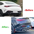 thumbnail image 3 of For Mercedes-Benz GLC Coupe C254 GLC300 400 AMG 2023 2024 Car Rear Bumper Diffuser Lip Splitters Spoiler Protector Guard, 3 of 7