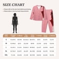 thumbnail image 4 of Sikiie Puppy Peeking Through Pink Pajamas for Women Set, Womens Pajama Sets, Lounge Sets for Women, 2pjs for Women-Large, 4 of 7