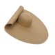 thumbnail image 5 of Sonducket Sombrero de paja flexible para mujer, sombrero de gran tamaño, sombrero de paja de playa de ala grande, sombreros de protección solar, gorras Sombreros Marrón, 5 of 6