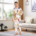 thumbnail image 3 of 1 Piece Adult Onesie Pajamas Cozy & Loose-Fit Sleepsuit Loungewear with Pockets Cute Cornucopia X-Small, 3 of 7