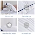 thumbnail image 4 of Juego de 4 almohadas Meoflaw tamaño queen de microfibra suave, 4 of 6