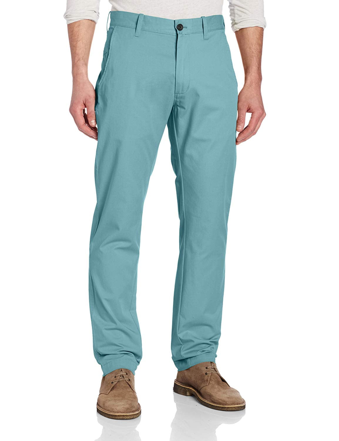 Men Haggar Mens LK Life Khaki StraightFit FlatFront Pant Clothing