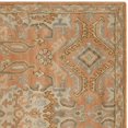 thumbnail image 6 of SAFAVIEH Wyndham Jocelyne Traditional Wool Area Rug, Terracotta, 5' x 5' Square, 6 of 8