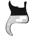 thumbnail image 3 of Musiclily Pro 13 Hole P Bass Pickguard for Fender American/ Mexican Standard Precision Bass,4Ply Grey Pearl, 3 of 4