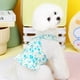 thumbnail image 4 of Lindos vestidos para perros, vestidos para cachorros con estampado de flores, ropa para perros pequeños y gatos (azul), 4 of 6
