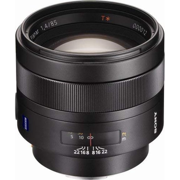 Restored Sony SAL-85F14Z 85mm f1.4 Carl Zeiss Planar T Coated Telephoto Lens for Sony Alpha Digital SLR Camera (Refurbished)