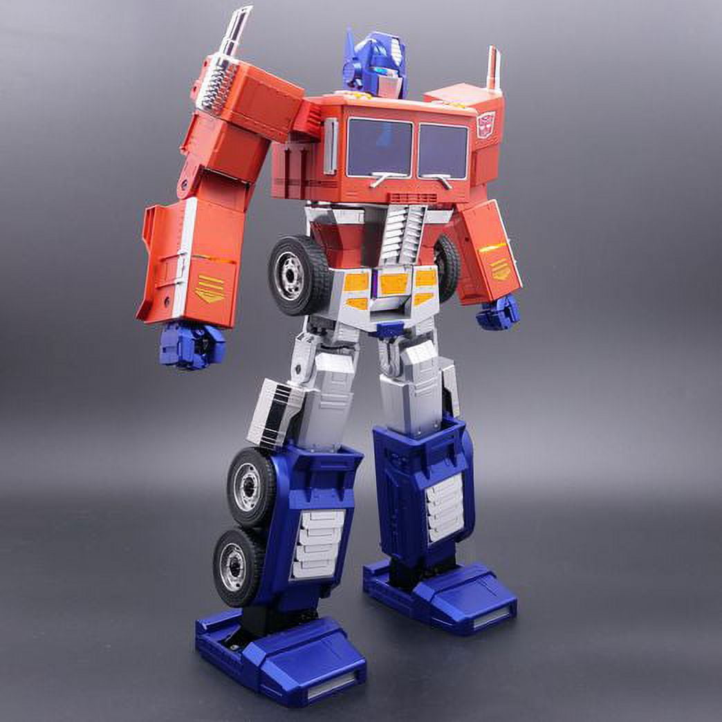 Robosen Optimus Prime Auto-Converting Robot, Transformers Flagship Series, Voice-Activated, 19" Tall