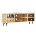 thumbnail image 2 of vidaXL TV Stand 47.2"x11.8"x15.7" Solid Wood Mango, 2 of 11