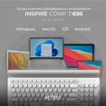 thumbnail image 3 of Teclado ACTECK INSPIRE COMP TI695 Inalambrico USB 2.4 Ghz Blanco AC-934213 Acteck AC-934213, 3 of 6