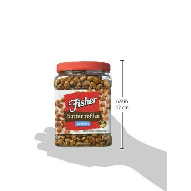 Fisher Milk Chocolate & Peanut Butter Honey Roasted Peanuts (38 oz