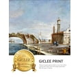 thumbnail image 6 of DECORARTS - Canal in Venice, Francesco Guardi Art Reproductions. Giclee Printed w/ Embossed Golden Frame for Home Wall Art Decor, Framed Size: 36x22, 6 of 7