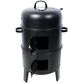 thumbnail image 6 of BBQ Grill Charcoal Smoker Grill Wood Smoker Grills Outdoor Cooking 16 Inch Vertical Smoker Portable BBQ Grill for Camping, Black,Portable Grill, 6 of 27