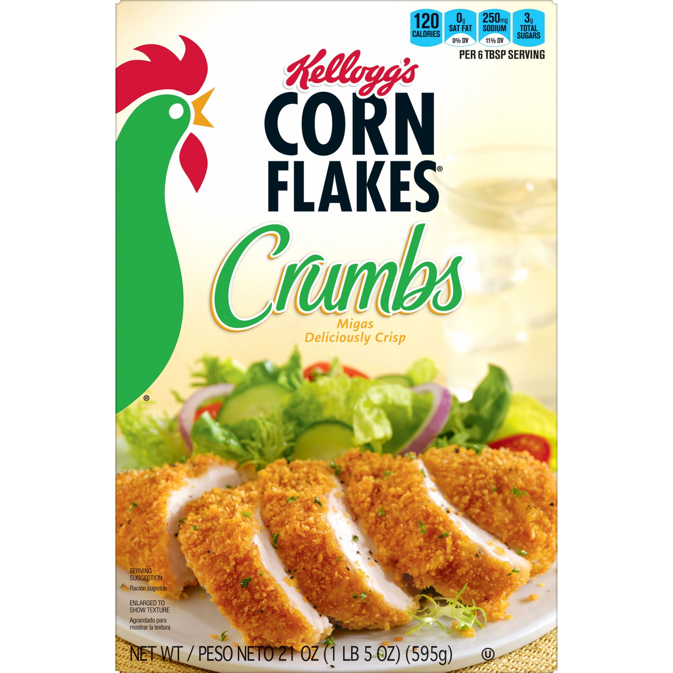 Kellogg's Corn Flakes Original Crumbs, 21 oz