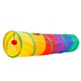 thumbnail image 2 of El solo túnel plegable del gato del animal doméstico del arco iris colorido juega el tubo que cuelga del juego de la bola Tmvgtek Para estrenar, 2 of 8