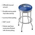 thumbnail image 3 of Trademark Gameroom St. Louis Blues Logo Chrome Ribbed Barstool, 3 of 5