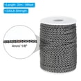 thumbnail image 2 of Cuerda Paracord Uxcell 330lb, 4mm 7 hebras, cordón de carrete para camping, hamaca, cuadrícula negra y blanca, 98 pies, 2 of 6