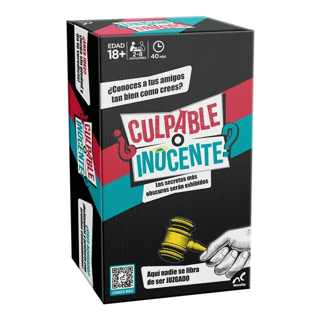 Juego de Mesa Novelty Culpable o Inocente