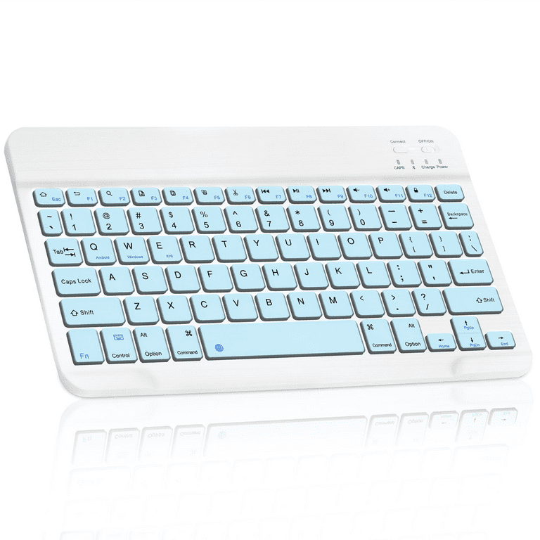 Ultra-Slim Bluetooth rechargeable Keyboard for TCL NxtPaper 10s and all  Bluetooth Enabled iPads, iPhones, Android Tablets, Smartphones, Windows pc  -