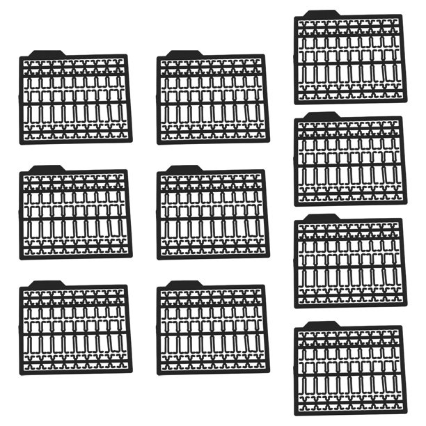 10 X Clips para el cabello Señuelos de pesca, Carne de maíz, Boilies, Gorras, Accesorios para clips para el cabello, Negro