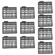 thumbnail image 1 of 10 X Clips para el cabello Señuelos de pesca, Carne de maíz, Boilies, Gorras, Accesorios para clips para el cabello, Negro, 1 of 8