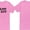 Pink, variant on NYC FACTORY Men's Camp Staff Tee NR, Front Only, Safety Orange, 4XL