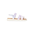 thumbnail image 2 of Justice Little and Big Girls Faux Leather Cut Out Sandals, 2 of 6