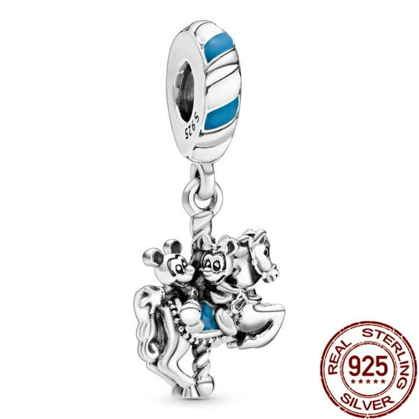 Nuevos abalorios de la serie de plata de ley 925 se ajustan a la pulsera Pandora Original, collar de abalorios, joyería Diy para mujer, amuletos de diseñador Tan Jianjun unisex