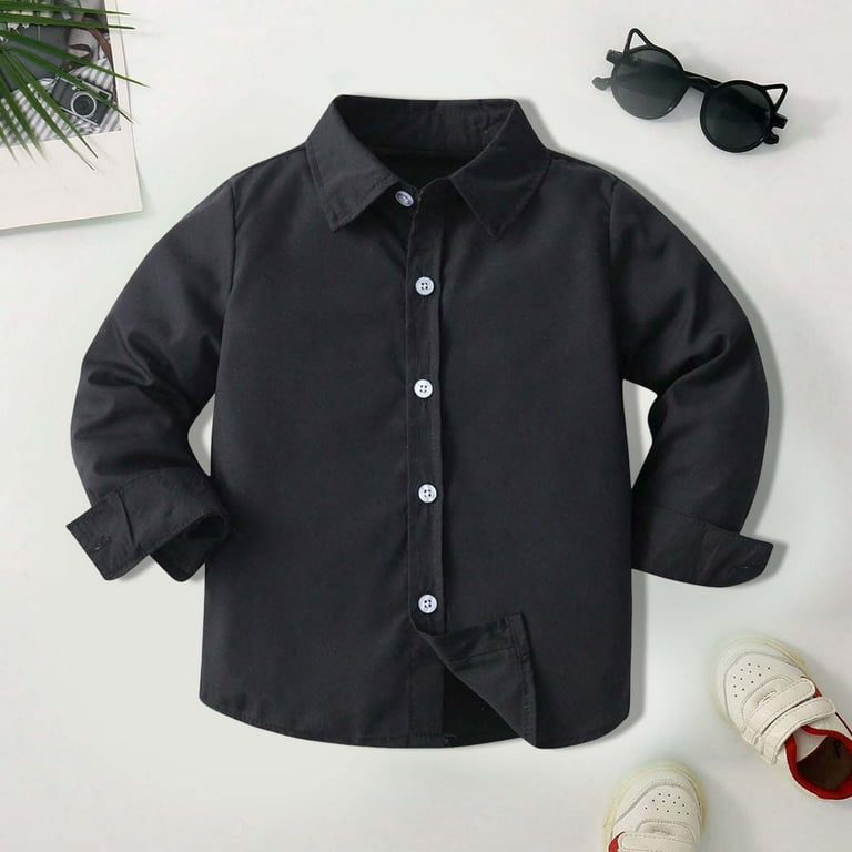 18 month black dress shirt LS EASY WORK SHIRT