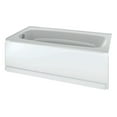 thumbnail image 5 of Delta Classic 18 in. H X 60 in. W X 32-1/2 in. L White Bathtub, 5 of 5