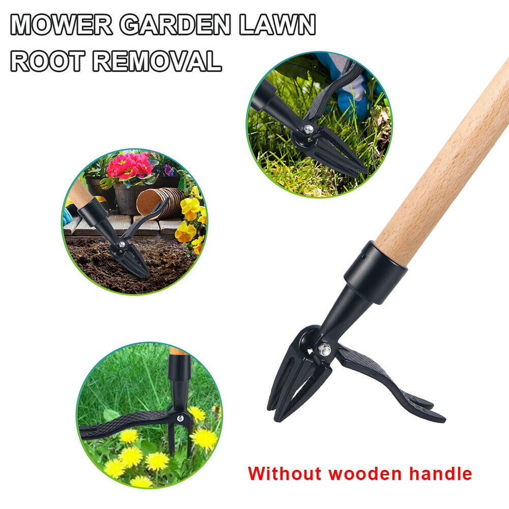 Garden Claw grubber Quality Steel Weed Remover 3 prongs Weed Hoe 140cm 