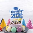 thumbnail image 6 of Clearance Event & Party under $1,Class Of 2026 Glitter Congratulations Cake Topper Congrats Grad Decorations For High School College Senior Graduation Celebration Decor And, 6 of 6