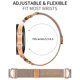 thumbnail image 3 of Watch Band for Garmin vivoactive 5 GarminActive 5 Milanese Metal Strap Rhinestone Decor - Black, 3 of 3
