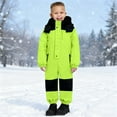 thumbnail image 4 of One Piece Snow Suit for Girls Boys Snowsuit Waterproof Windproof Snow Suit Winter Outdoor Overalls Snowboarding Ski Suits, 4 of 8
