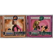 Classic 60's Rock Hits of 1967 & 1966 Set of 2 CDS