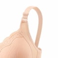 thumbnail image 3 of Njagoc3 Wireless Bras for Women Plus Size Lace Thin Adjustable Gathered Everyday Comfortable Support Bra, 3 of 5