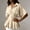 Yellow women collared blouse a1, variant on SSZMDLB Women Collared Short Sleeve Button Down Pleated Peplum Top Casual Blouse Solid Basic Shirt Office Outfits Summer Work Tops, Red S