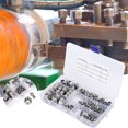 thumbnail image 5 of Metric Threaded Nutser 304 Stainless Steel Self Locking Nuts M3 M4 M5 M6 M8 M10 M12 Hex Nuts Fasteners Kit[175pcs], 5 of 8