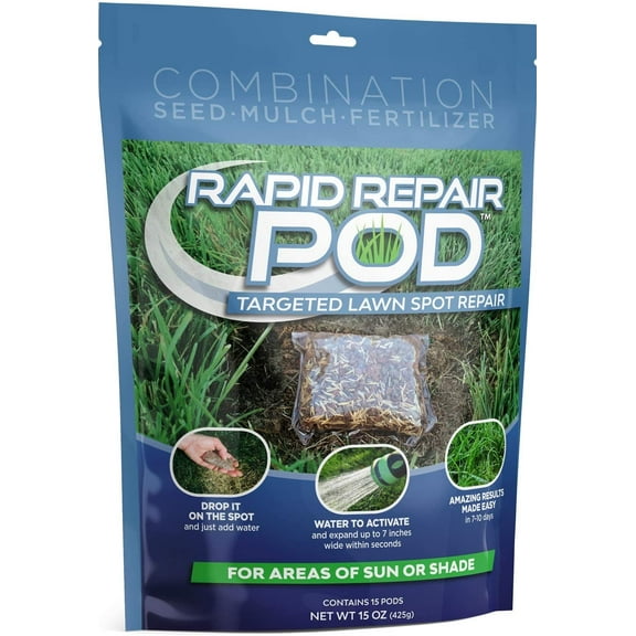 Amturf Rapid Repair POD Brown Mulch, 15 lb with Moisture Retention