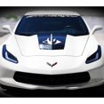 thumbnail image 5 of Xotic Tech JDM Style Headlight Eyebrow Eyelid Cover Trim Decal Overlays Sticker for Chevy Corvette 2014-2019, Glossy White, 5 of 8